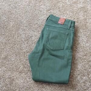 Fran Denim High Rise Skinny Jeans in Forest Green *Size 25*